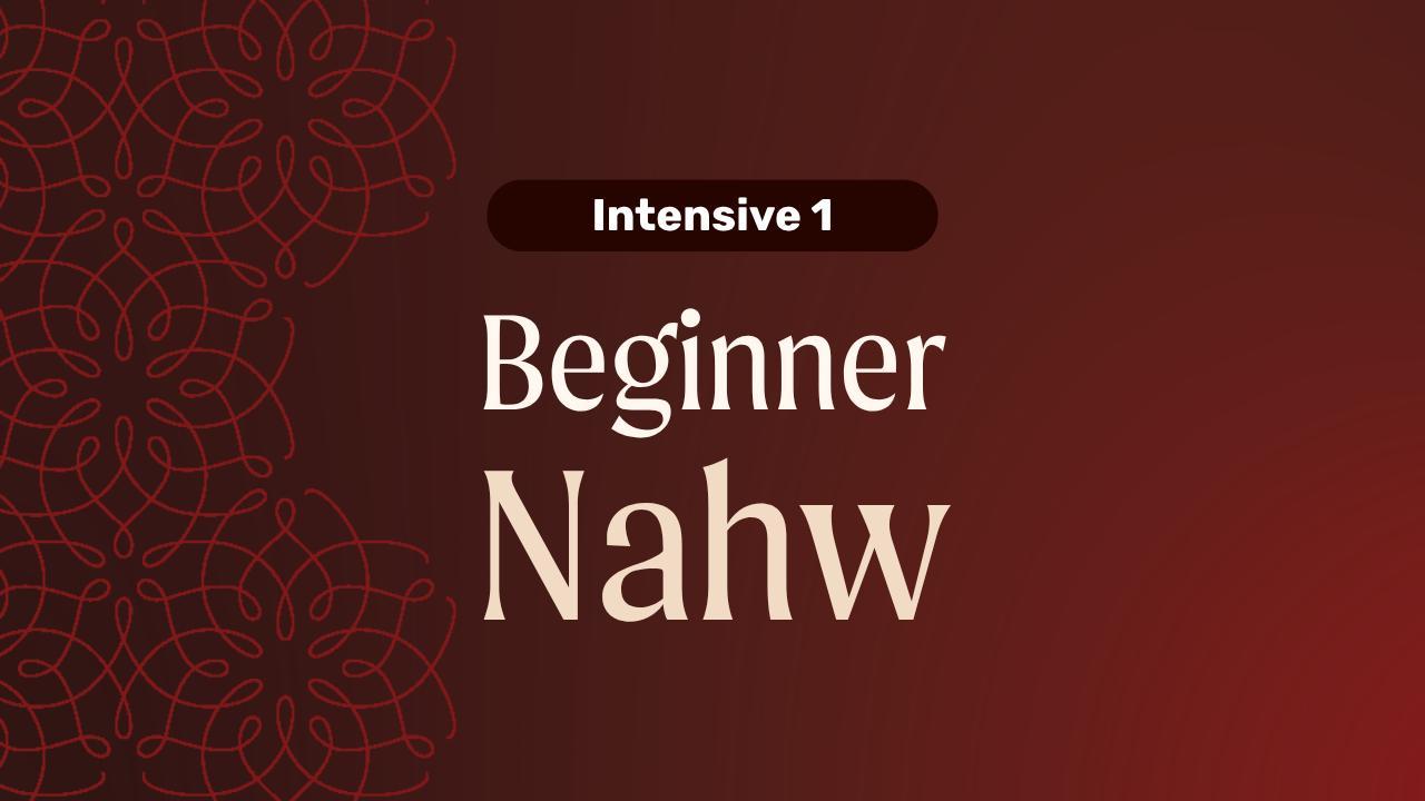 Arabic Grammar – Intensive 1 (Nahw)